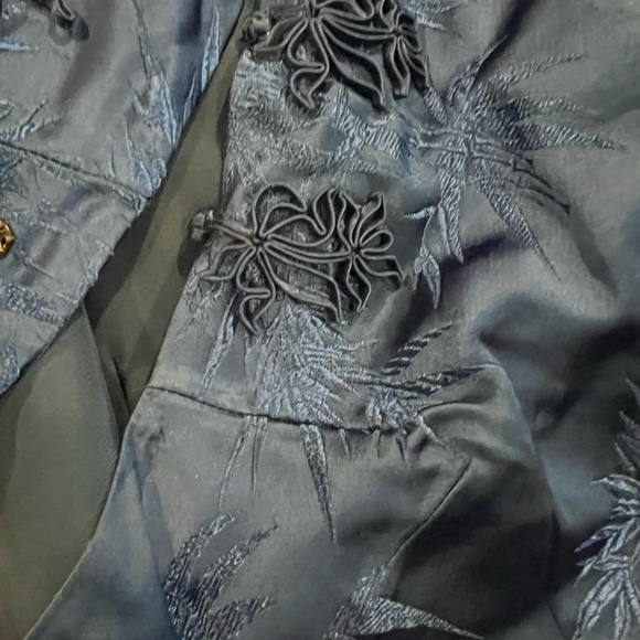 Royal Blue Cheongsam Elegant -  Vintage? - Picture 6 of 11